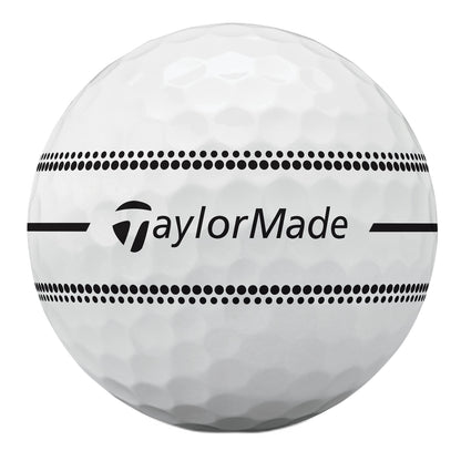 TaylorMade TP5 Stripe Golfball Hvit