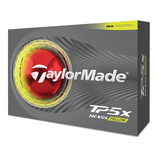 TaylorMade TP5x Golfball Gul
