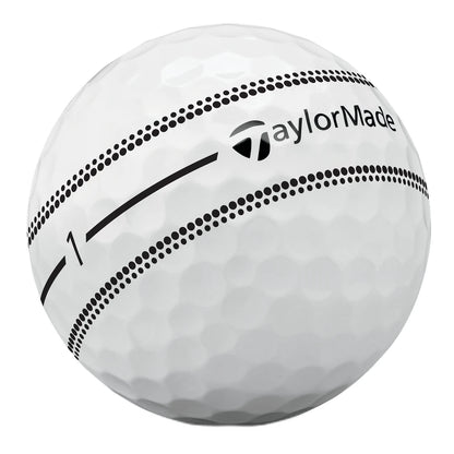 TaylorMade TP5x Stripe Golfball Hvit