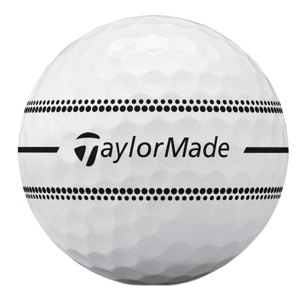 TaylorMade TP5x Stripe Golfball Hvit