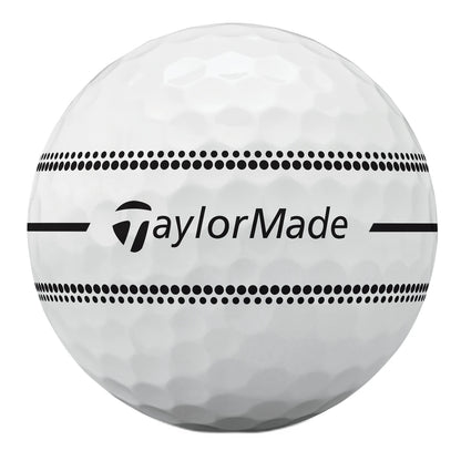 TaylorMade TP5x Stripe Golfball Hvit