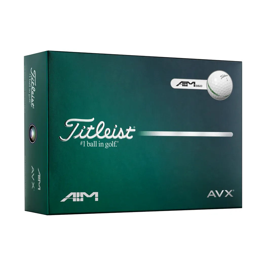 Titleist AVX AIM Golfball Hvit