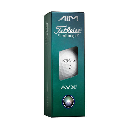 Titleist AVX AIM Golfball Hvit