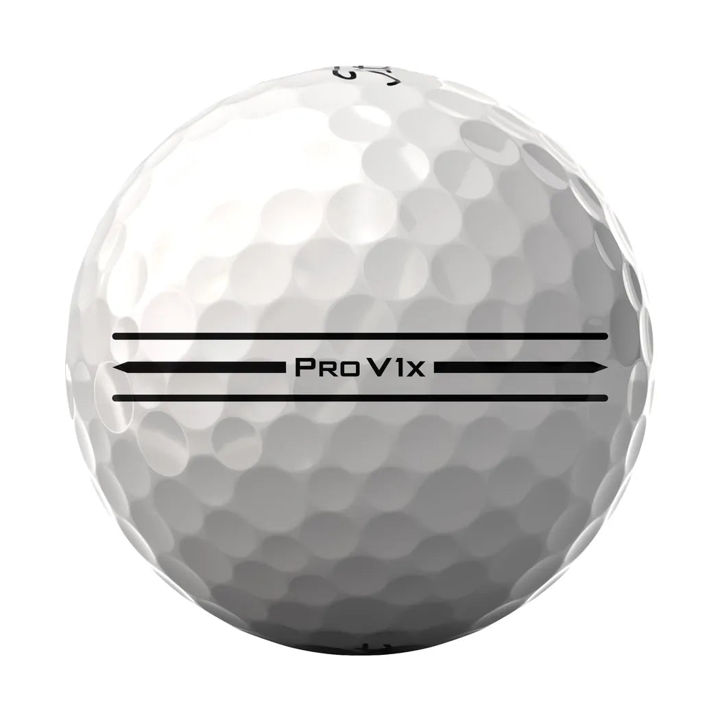 Titleist Pro V1x Enhanced Align Golfball Hvit