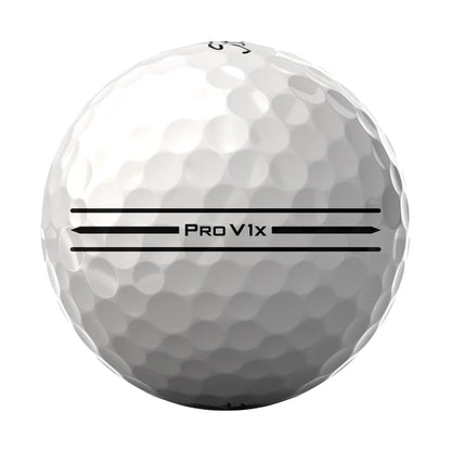 Titleist Pro V1x Enhanced Align Golfball Hvit