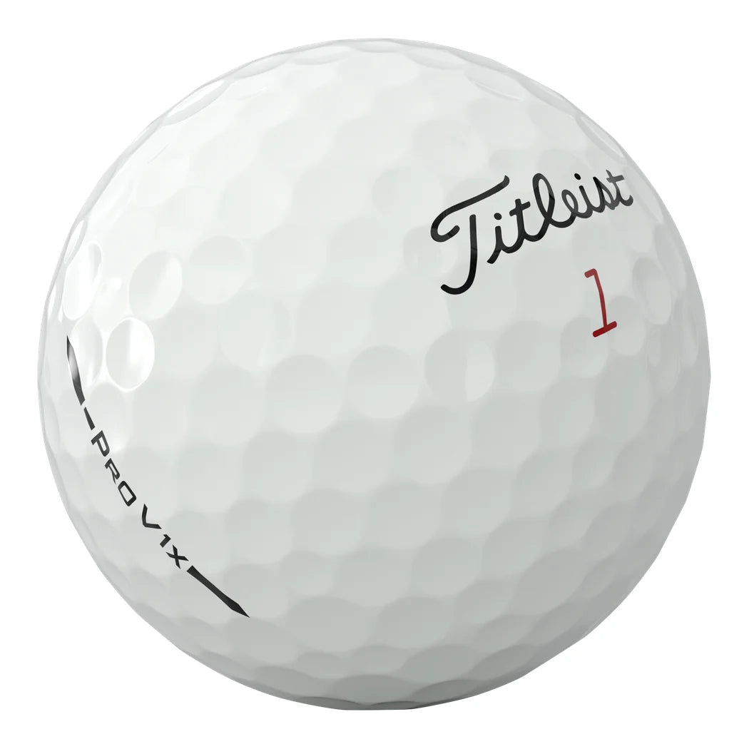 Titleist Pro V1x Left Dash Golfball Hvit