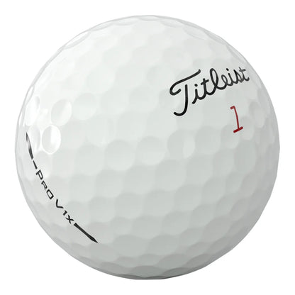 Titleist Pro V1x Left Dash Golfball Hvit