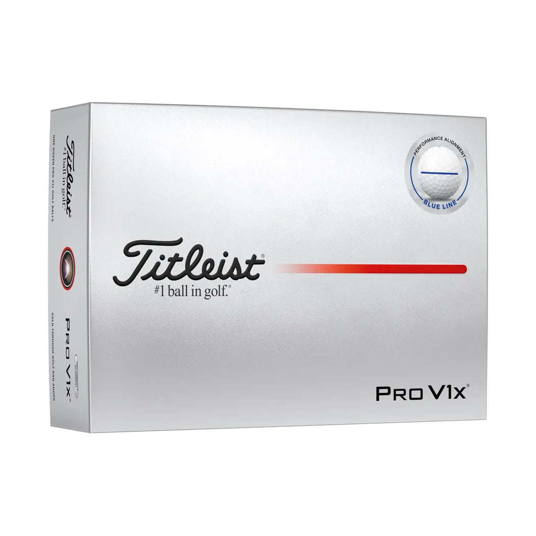Titleist Pro V1x Performance Align Golfball Blå