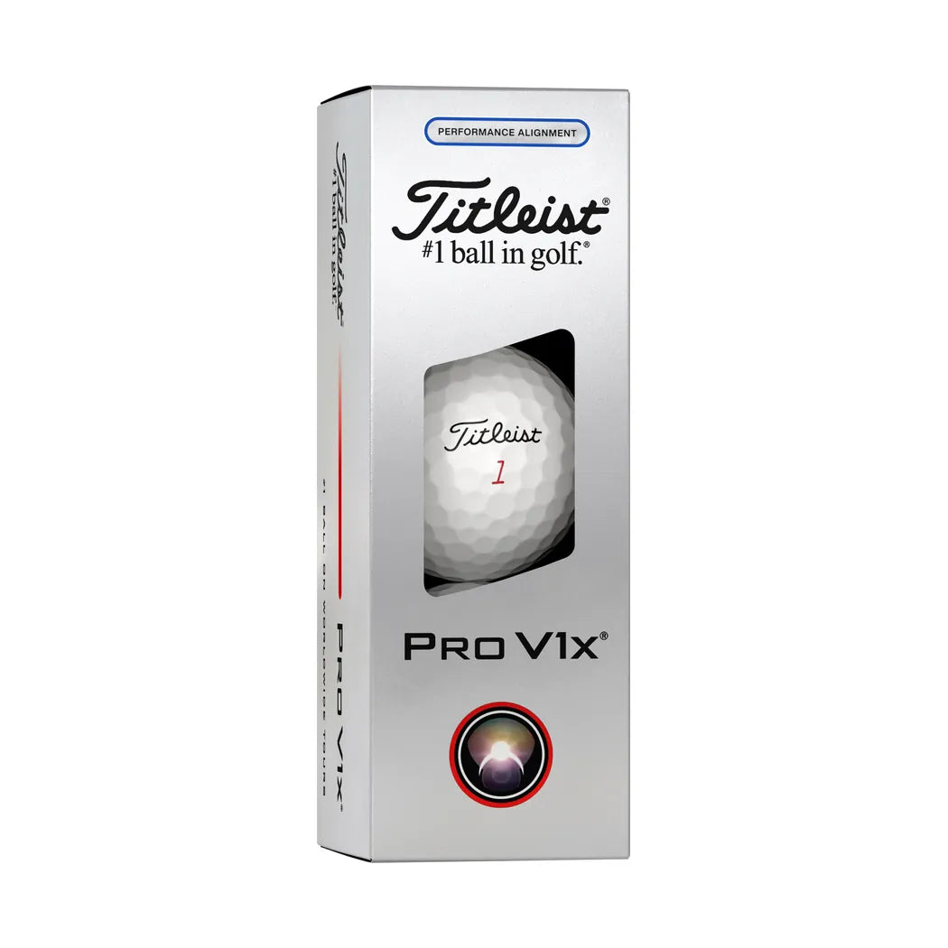 Titleist Pro V1x Performance Align Golfball Blå