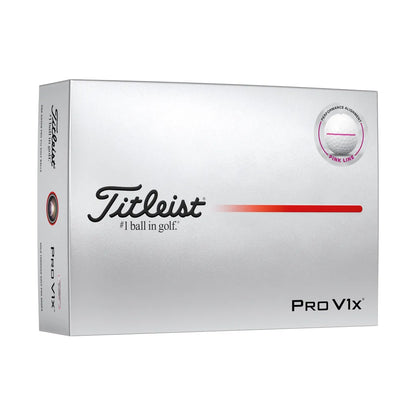 Titleist Pro V1x Performance Align Golfball Rosa