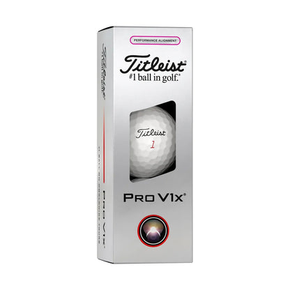 Titleist Pro V1x Performance Align Golfball Rosa