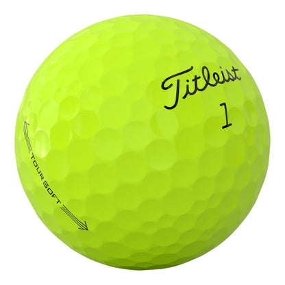Titleist Tour Soft Golfball Gul