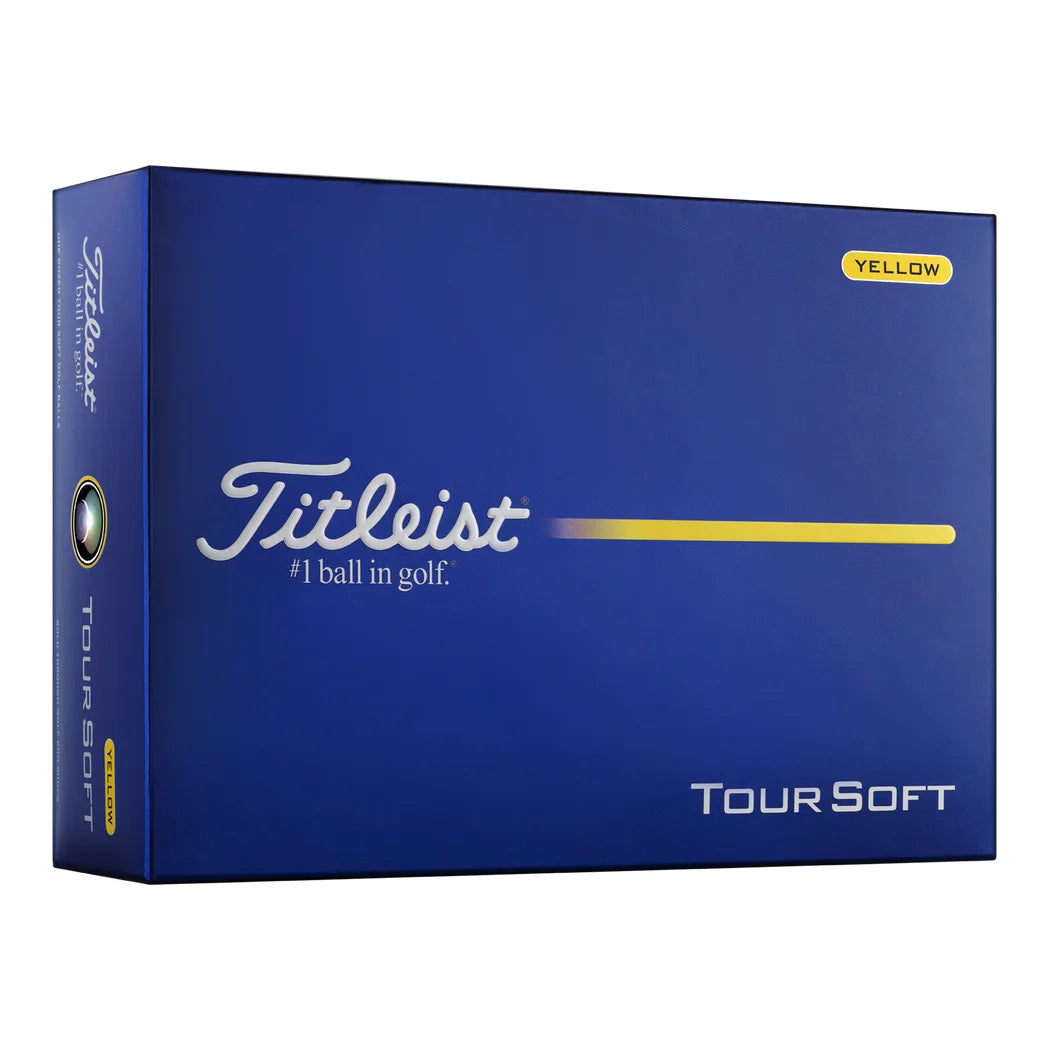 Titleist Tour Soft Golfball Gul