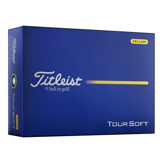 Titleist Tour Soft Golfball Gul