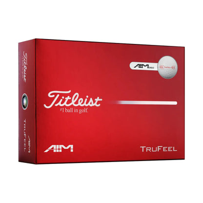 Titleist TruFeel Aim Golfball Hvit
