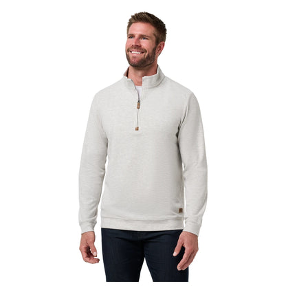 Travis Mathew Cloud 1/4 Zip Genser Herre Grå