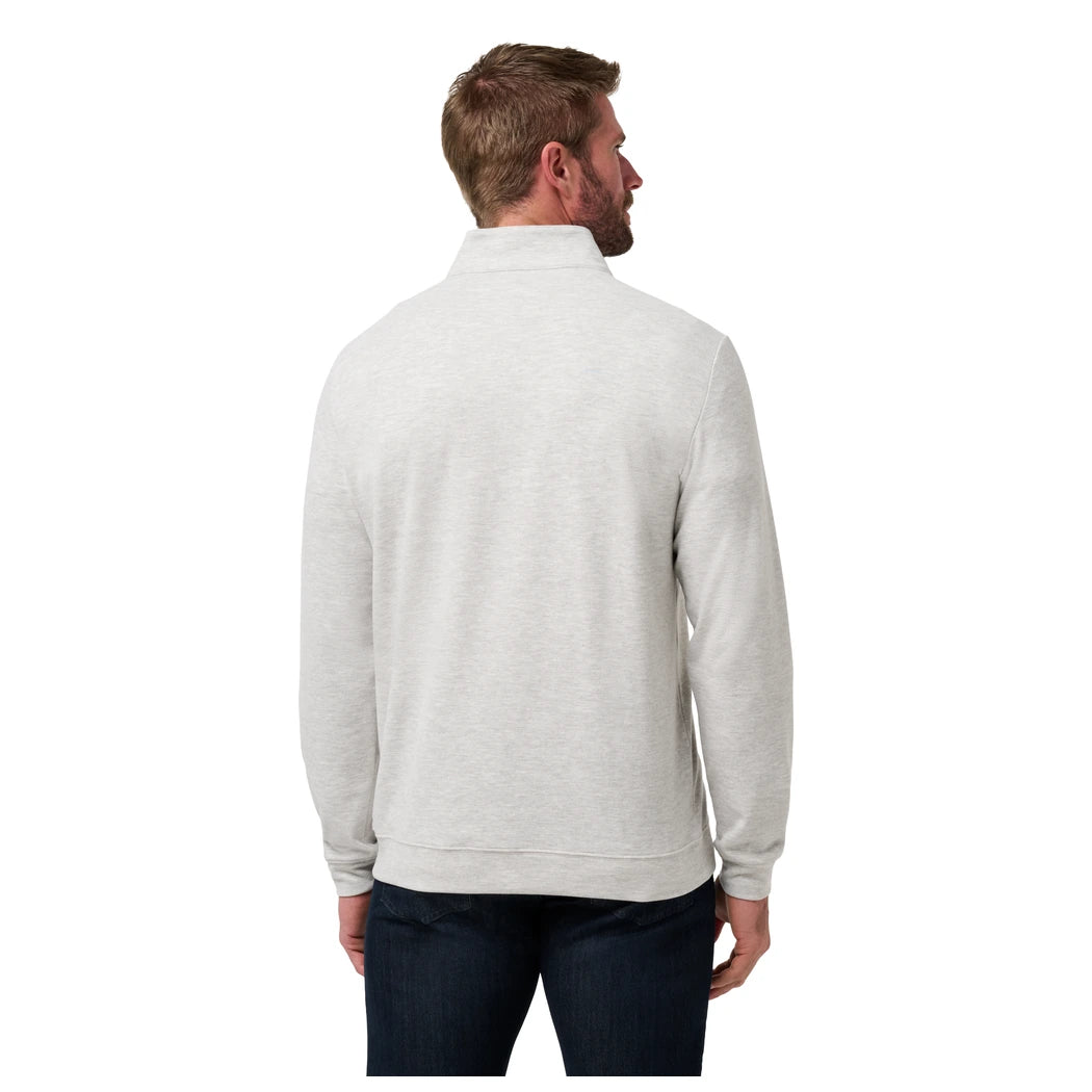 Travis Mathew Cloud 1/4 Zip Genser Herre Grå