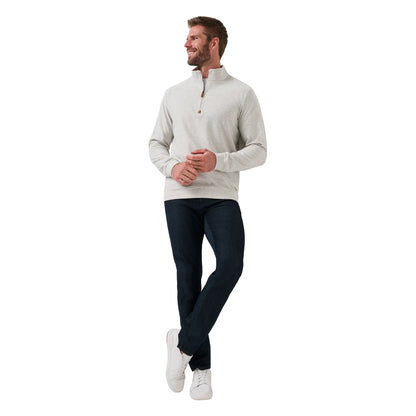 Travis Mathew Cloud 1/4 Zip Genser Herre Grå