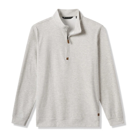 Travis Mathew Cloud 1/4 Zip Genser Herre Grå