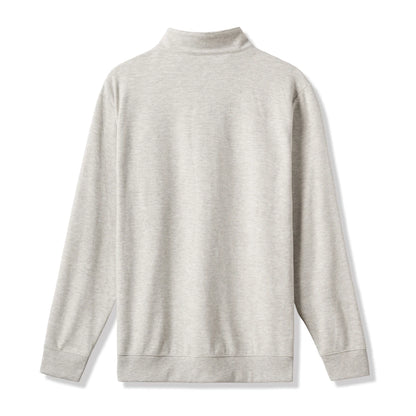 Travis Mathew Cloud 1/4 Zip Genser Herre Grå