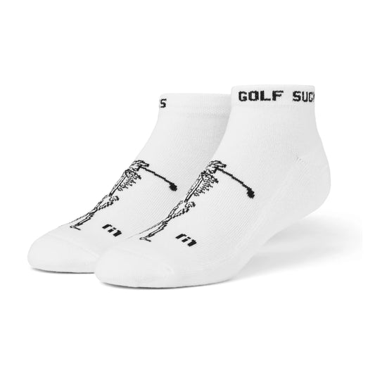 Travis Mathew Golf Sucks Ankelsokker Herre Hvit