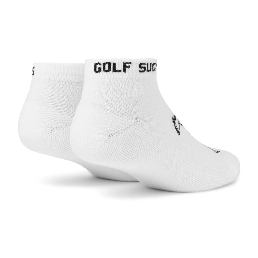 Travis Mathew Golf Sucks Ankelsokker Herre Hvit