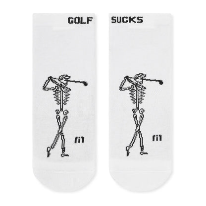 Travis Mathew Golf Sucks Ankelsokker Herre Hvit