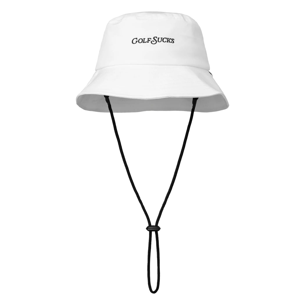 Travis Mathew Golf Sucks Buckethat Herre Hvit