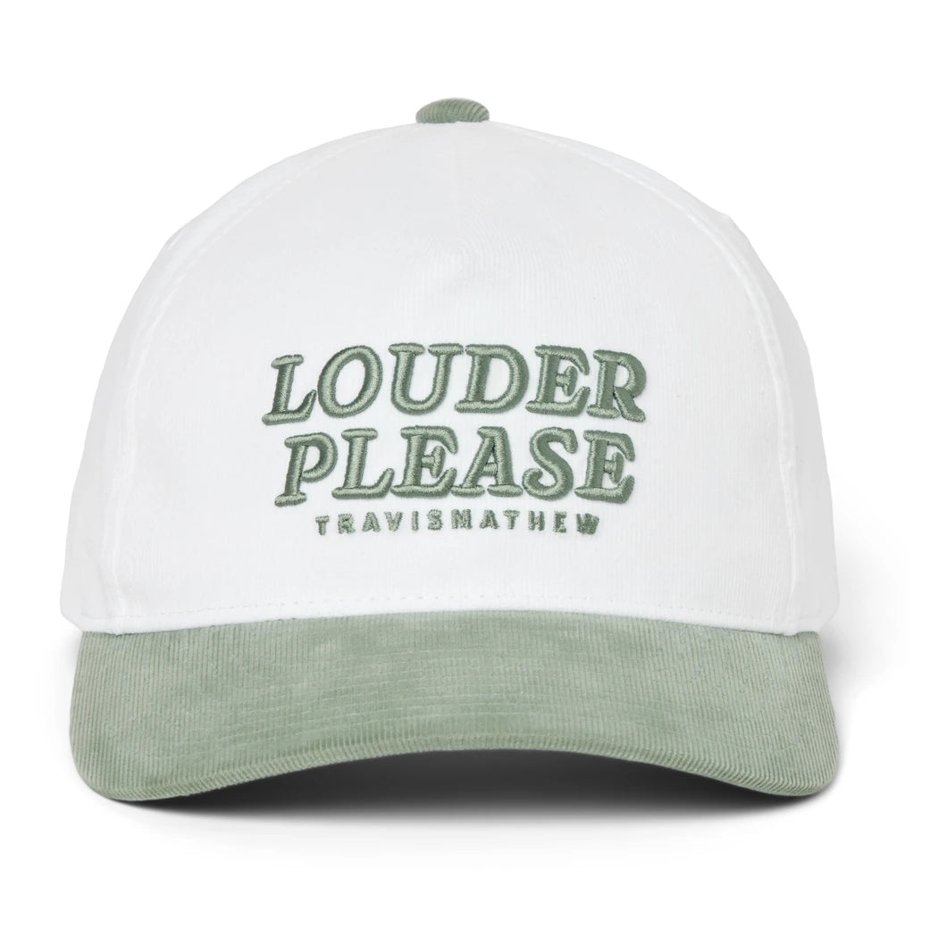 Travis Mathew Louder Please Caps Herre Hvit