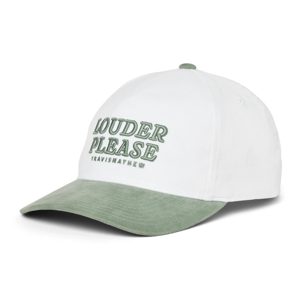 Travis Mathew Louder Please Caps Herre Hvit