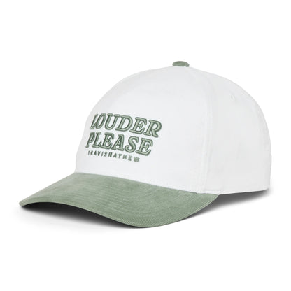 Travis Mathew Louder Please Caps Herre Hvit