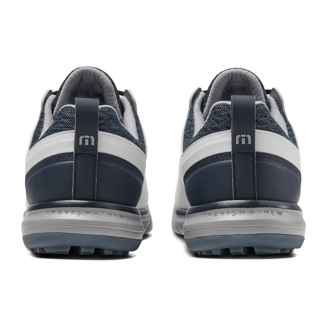 Travis Mathew The Daily Pro Hybrid Plus Golfko Herre White/total Eclipse