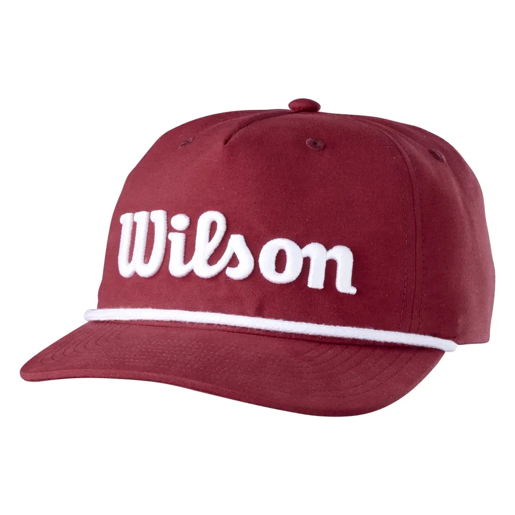 Wilson Retro Rope Caps Burgunder