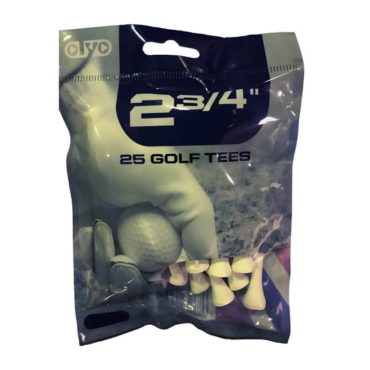 Olyo 64mm Golfpegger 25pk